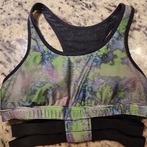 Koral Sports Bra Crop Top Small with Pads